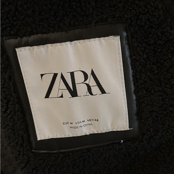Zara faux leather bomber jacket - new - Picture 3 of 3